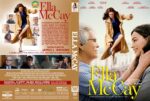 DVD cover for Ella McKay: a woman in a tan coat leaps above a city scene with the film title in gold letters.