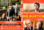 Front and back DVD cover for the film 'Mr. Burton' showing a cast photo on the left and two close-up portraits (an older man and a woman) on the orange right panel.