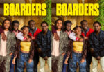 Group of diverse teens and young adults smiling together in a casual urban setting, shown as a side‑by‑side collage with bold yellow text above.