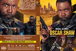 Movie cover for Oscar Shaw featuring two men aiming pistols against an urban skyline.