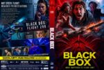 Front cover of a movie poster for Black Box: Flight 298, featuring a man reaching toward the viewer amid a fiery crash and a bold yellow 'BLACK BOX' title.