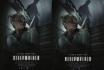 Promotional Sleepwalker movie poster featuring Hayden Panettiere, a woman on a dark, moody staircase with dramatic lighting.