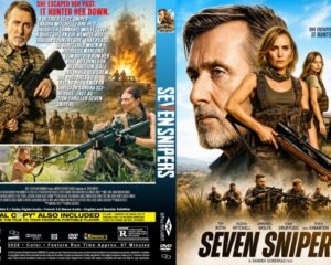 Front cover of the film Seven Snipers featuring a man with a rifle and a desert landscape.” (Note: ensure the exact phrasing is used without quotes)