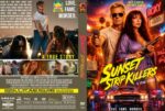Pair of DVD covers: left titled 'A True Story' with dark, violent imagery; right titled 'Sunset Strip Killers' with a man and woman holding guns under neon lights.