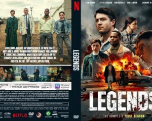 DVD cover for Legends: The Complete First Season featuring a group of investigators in streetwear with a dramatic explosion scene and multiple cast members' faces; title LEGENDS prominently displayed.