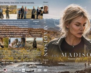 DVD cover art for The Madison, Season 1, featuring a woman looking downward against a river and mountains backdrop.
