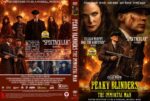 Front cover DVD artwork for Peaky Blinders: The Immortal Man, featuring Cillian Murphy in a hat with a rifle against a fiery background and the bold title at the bottom.